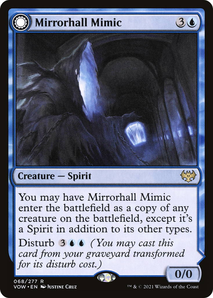 Magic: The Gathering - Mirrorhall Mimic // Ghastly Mimicry - Innistrad: Crimson Vow