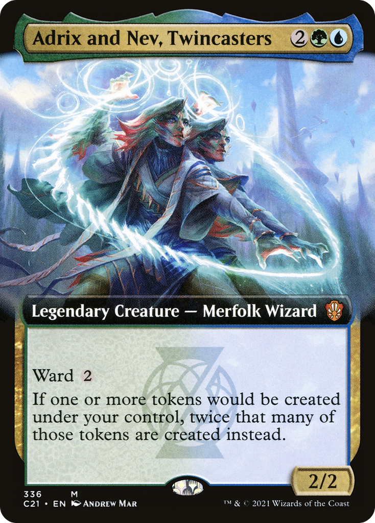 Magic: The Gathering - Adrix and Nev, Twincasters - Commander 2021