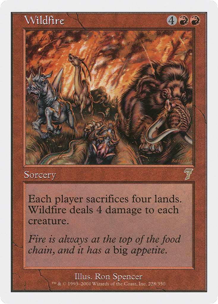 Magic: The Gathering - Wildfire - Seventh Edition