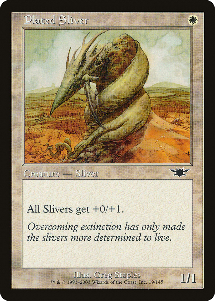 Magic: The Gathering - Plated Sliver - Legions