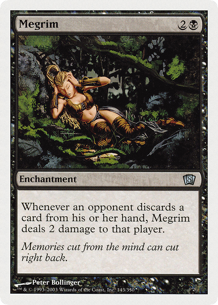 Magic: The Gathering - Megrim - Eighth Edition