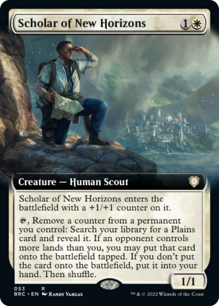 Magic: The Gathering - Scholar of New Horizons Foil - The Brothers' War Commander