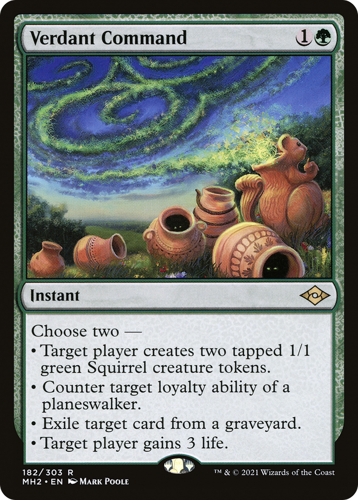 Magic: The Gathering - Verdant Command Foil - Modern Horizons 2