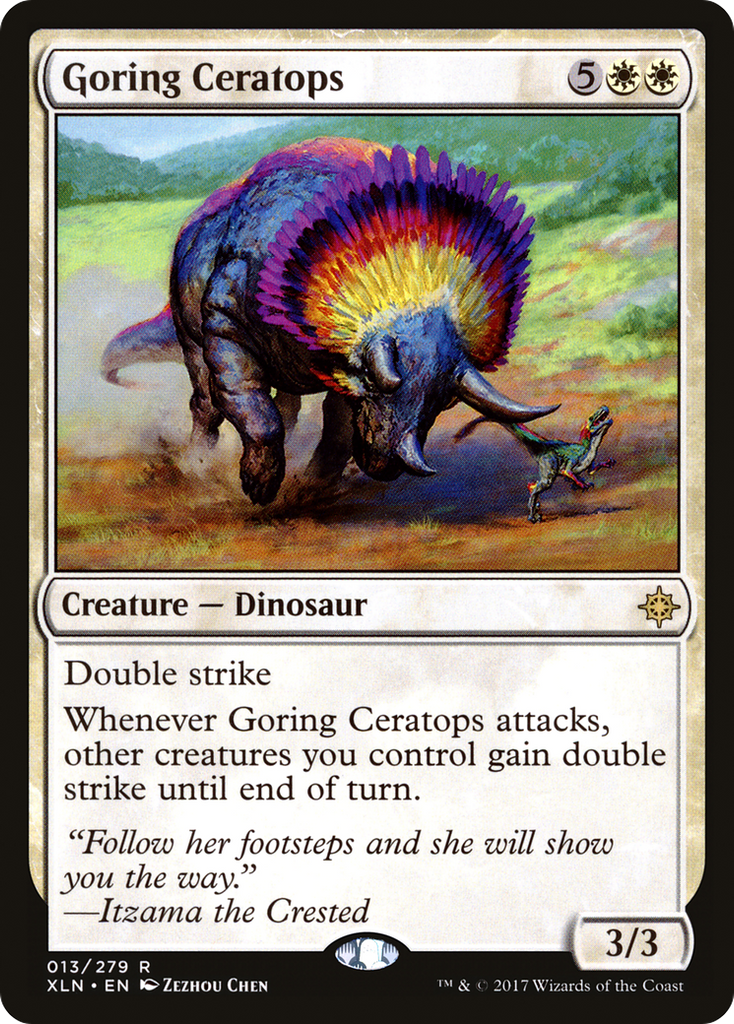 Magic: The Gathering - Goring Ceratops - Ixalan