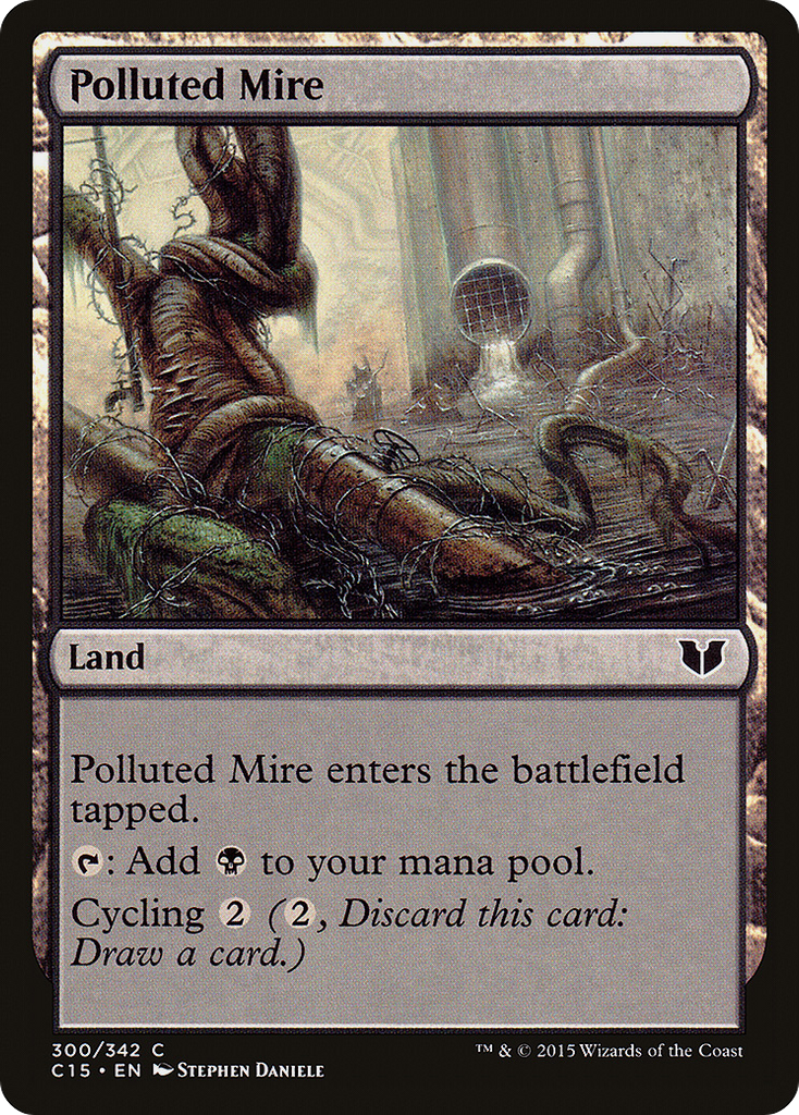 Magic: The Gathering - Polluted Mire - Commander 2015