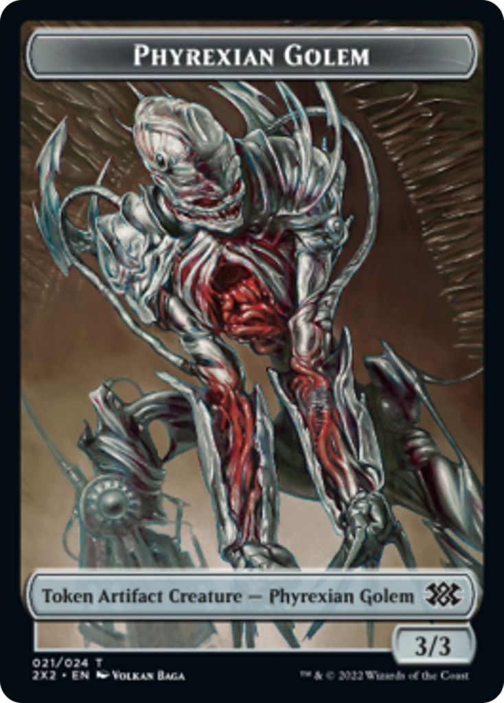 Magic: The Gathering - Phyrexian Golem Token - Double Masters 2022 Tokens