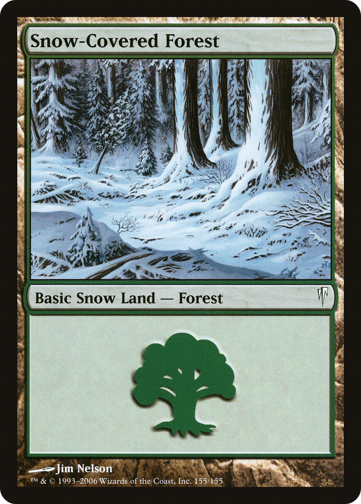Magic: The Gathering - Snow-Covered Forest - Coldsnap