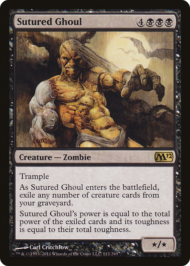 Magic: The Gathering - Sutured Ghoul - Magic 2012