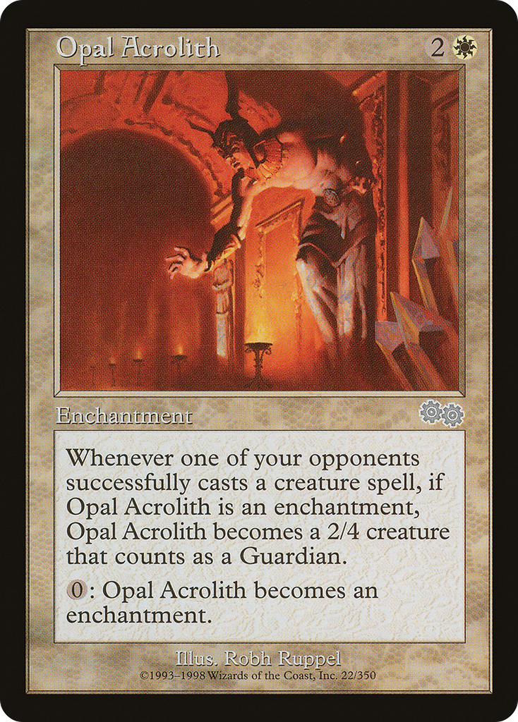 Magic: The Gathering - Opal Acrolith - Urza's Saga