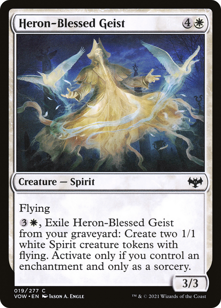 Magic: The Gathering - Heron-Blessed Geist - Innistrad: Crimson Vow