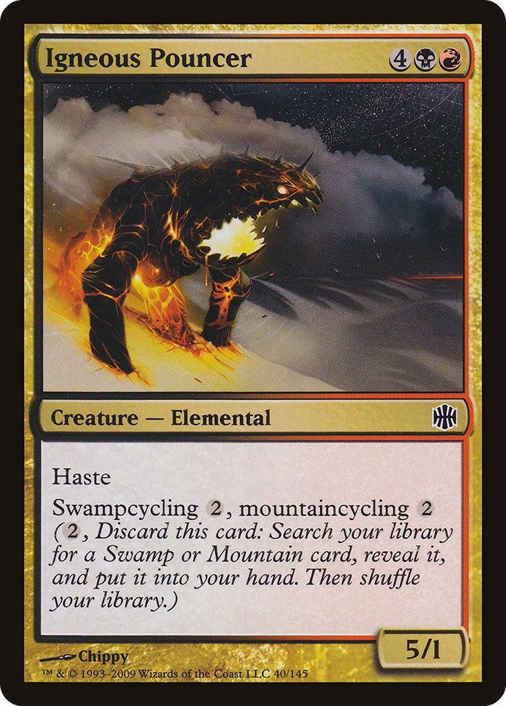 Magic: The Gathering - Igneous Pouncer - Alara Reborn