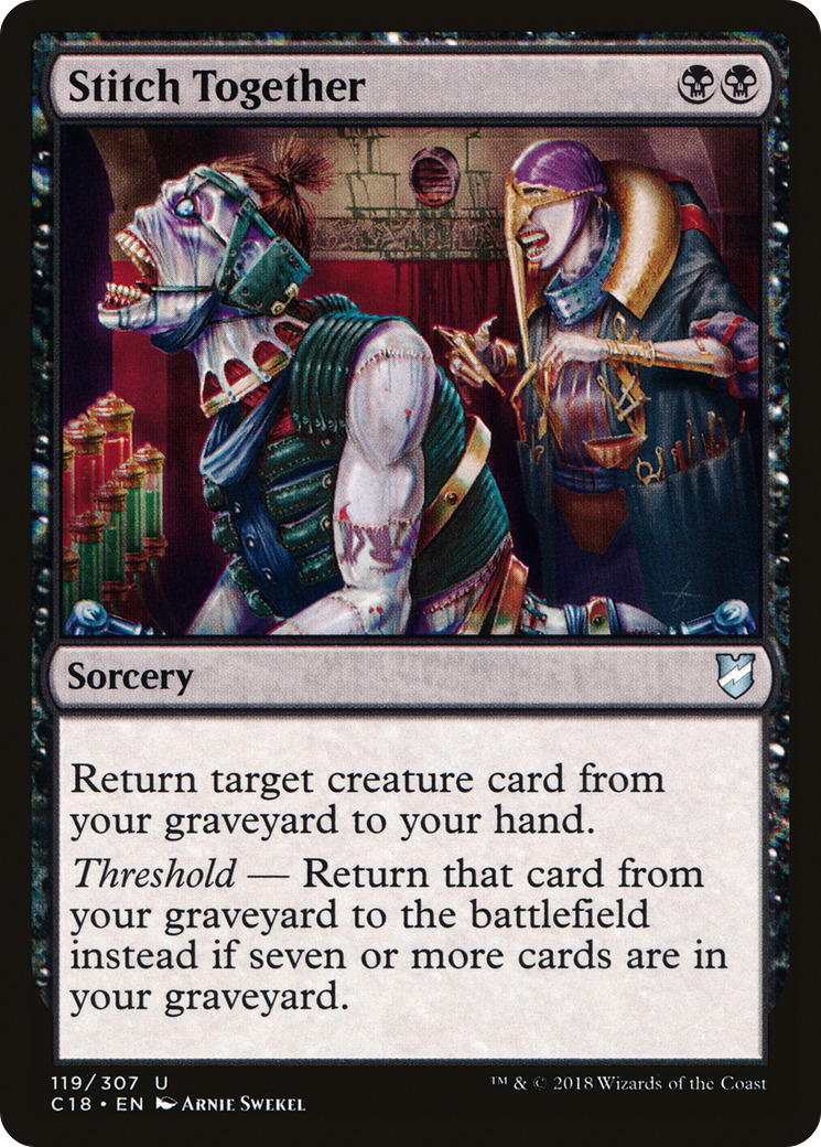 Magic: The Gathering - Stitch Together - Commander 2018