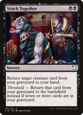 Magic: The Gathering - Stitch Together - Commander 2018