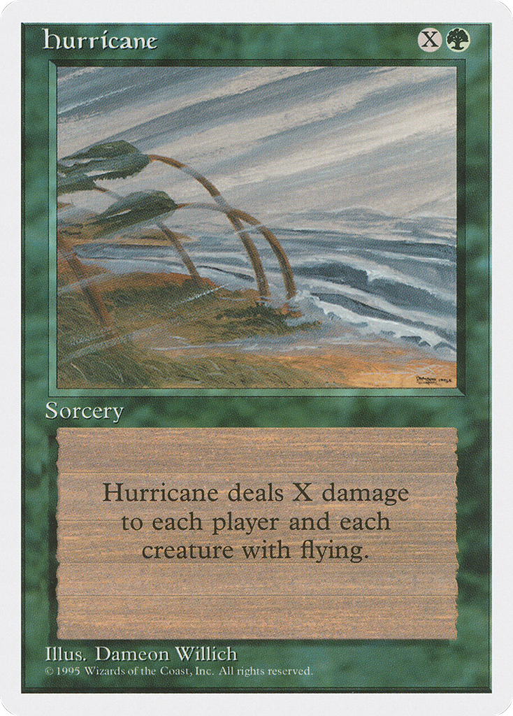 Magic: The Gathering - Hurricane - Fourth Edition