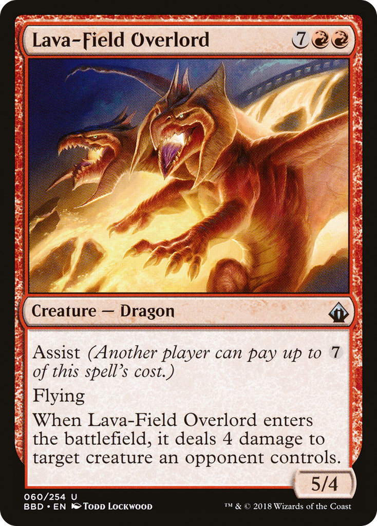 Magic: The Gathering - Lava-Field Overlord - Battlebond