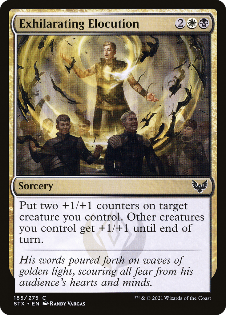 Magic: The Gathering - Exhilarating Elocution Foil - Strixhaven: School of Mages