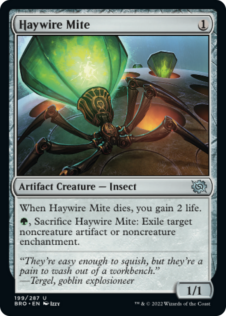 Magic: The Gathering - Haywire Mite - The Brothers' War