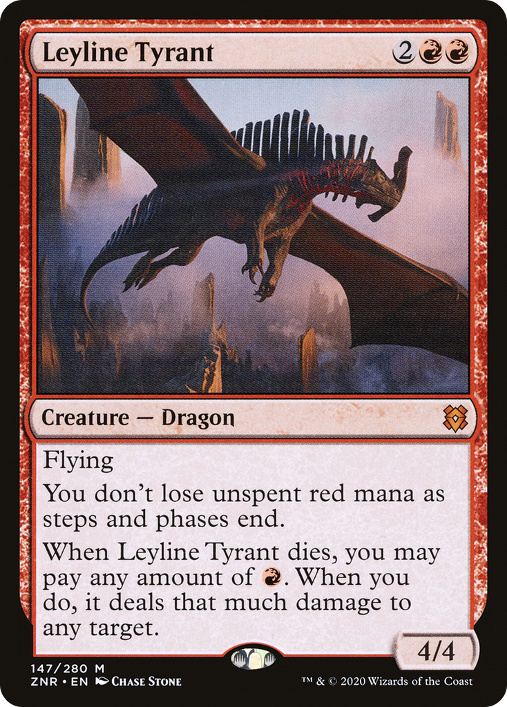 Magic: The Gathering - Leyline Tyrant Foil - Zendikar Rising