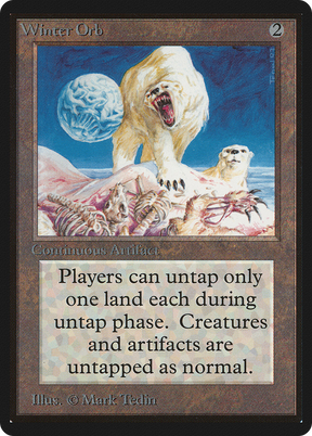 Magic: The Gathering - Winter Orb - Limited Edition Beta