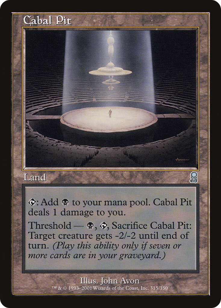 Magic: The Gathering - Cabal Pit - Odyssey