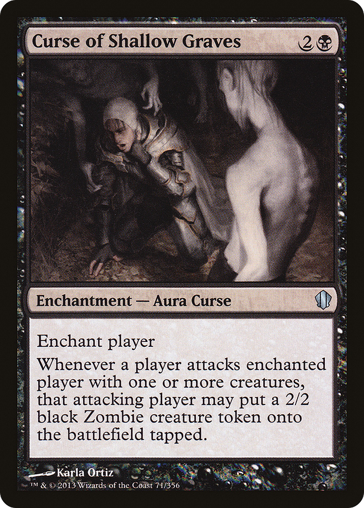 Magic: The Gathering - Curse of Shallow Graves - Commander 2013