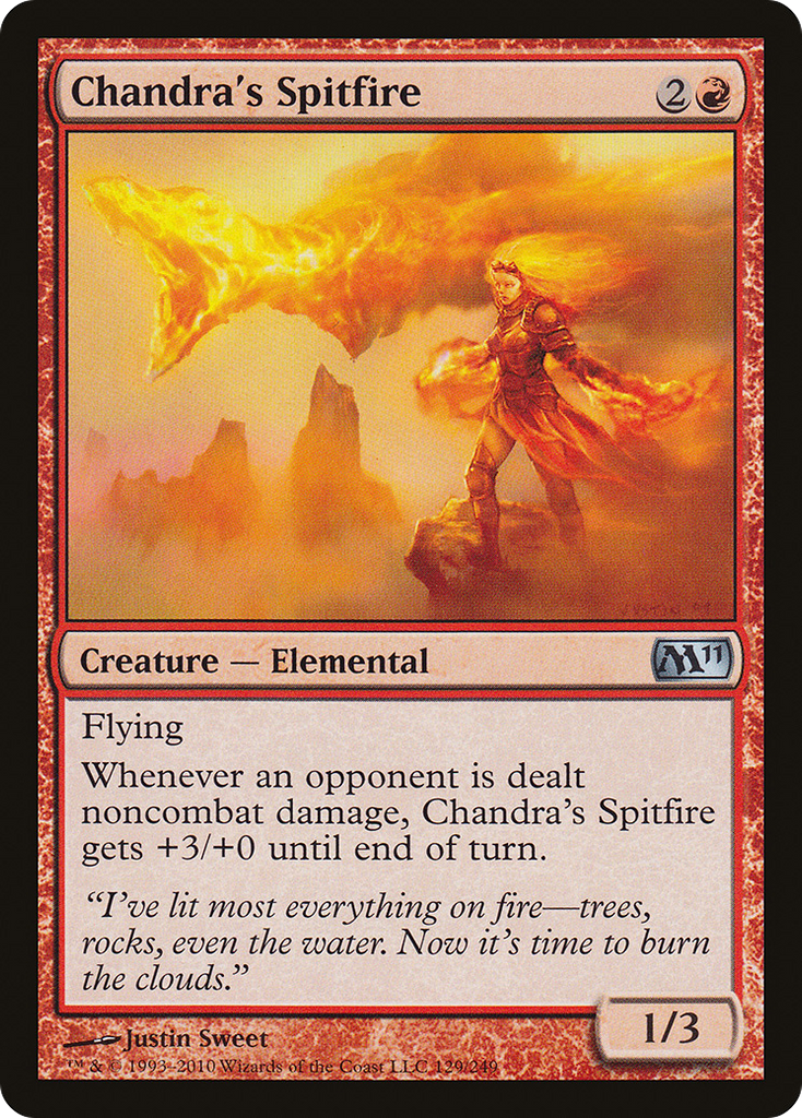 Magic: The Gathering - Chandra's Spitfire - Magic 2011