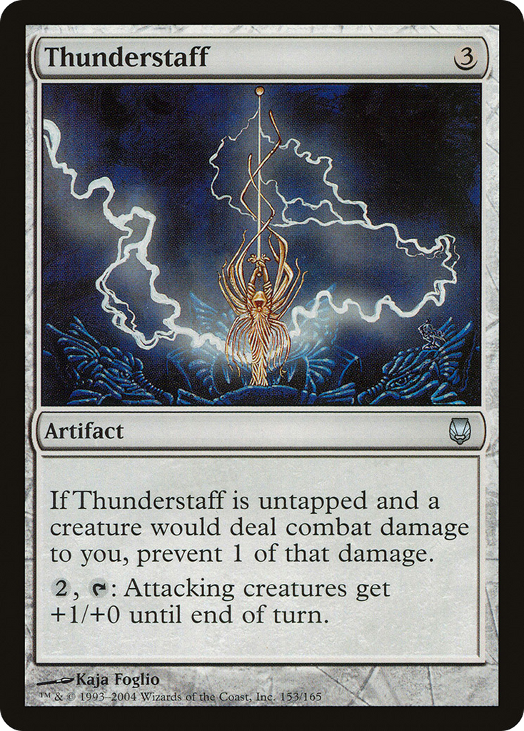 Magic: The Gathering - Thunderstaff - Darksteel