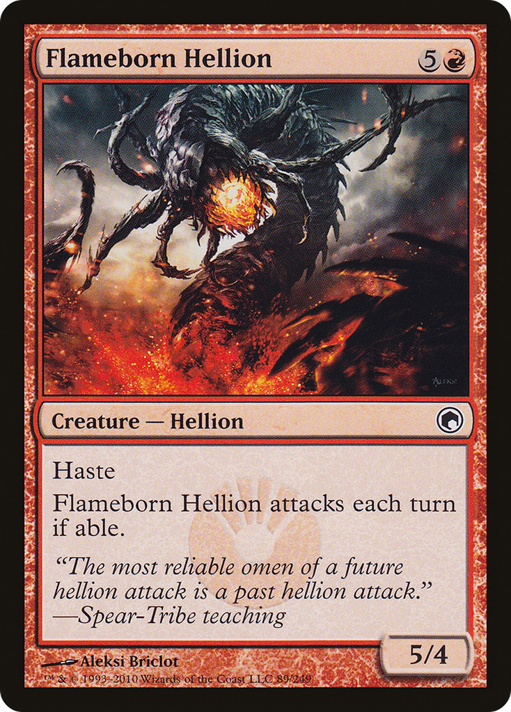 Magic: The Gathering - Flameborn Hellion - Scars of Mirrodin