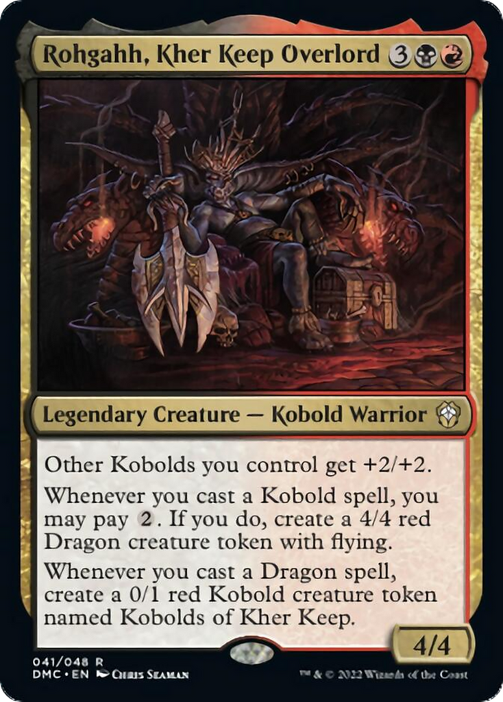 Magic: The Gathering - Rohgahh, Kher Keep Overlord Foil - Dominaria United Commander