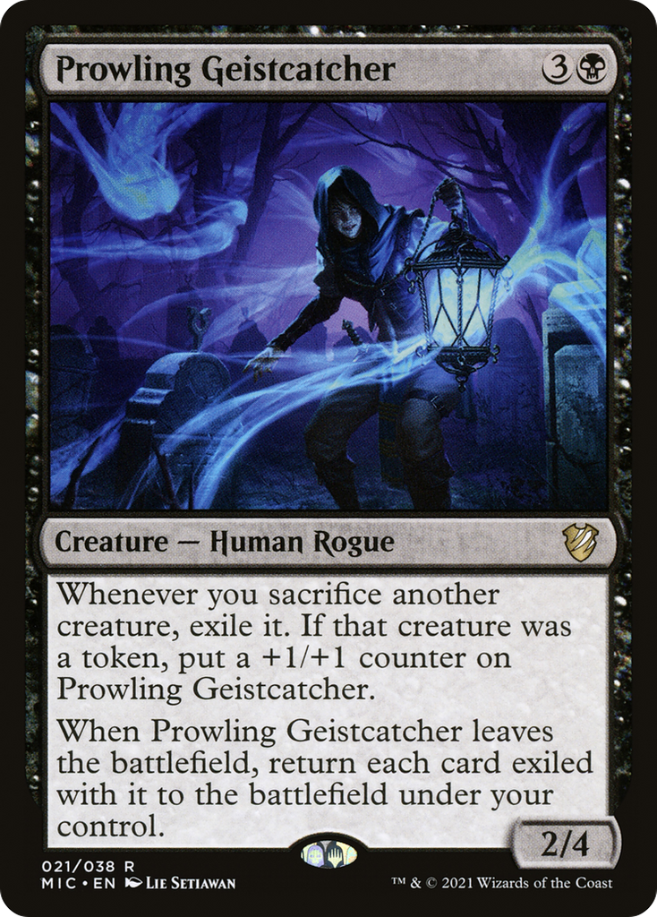 Magic: The Gathering - Prowling Geistcatcher - Midnight Hunt Commander