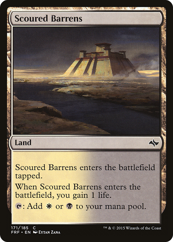 Magic: The Gathering - Scoured Barrens - Fate Reforged