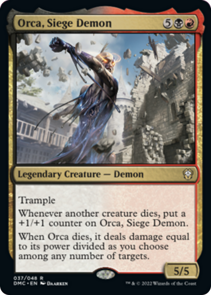 Magic: The Gathering - Orca, Siege Demon - Dominaria United Commander