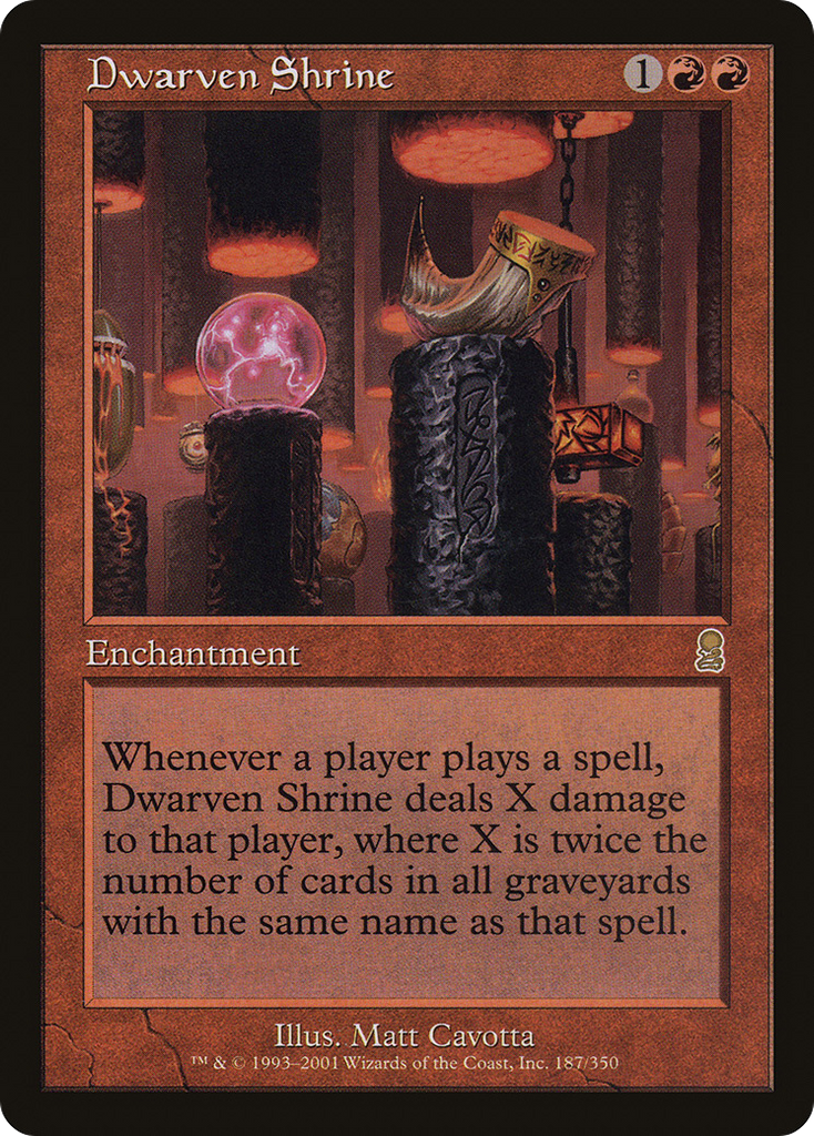 Magic: The Gathering - Dwarven Shrine - Odyssey