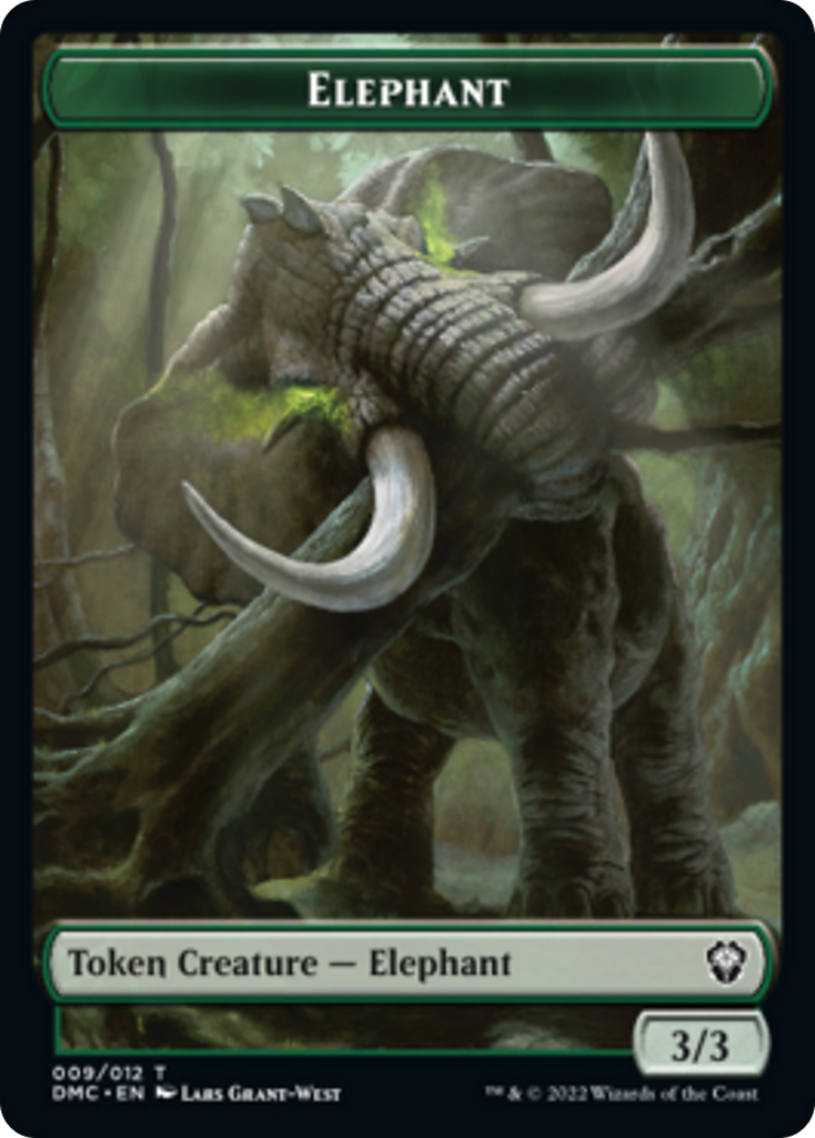 Magic: The Gathering - Elephant Token - Dominaria United Commander Tokens