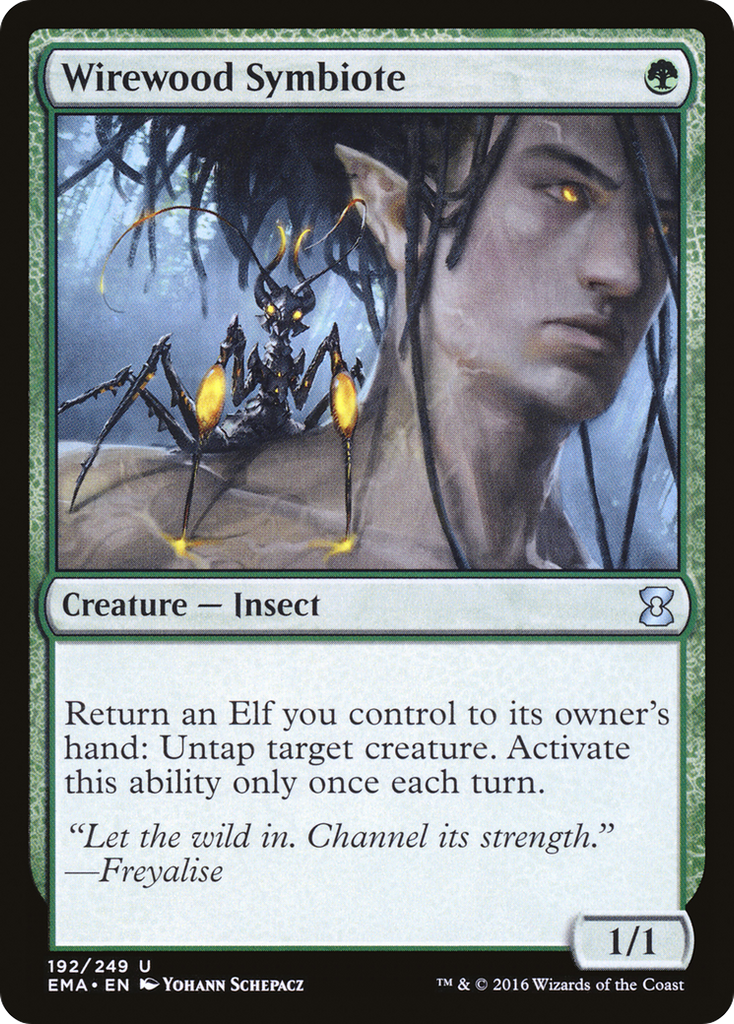 Magic: The Gathering - Wirewood Symbiote - Eternal Masters