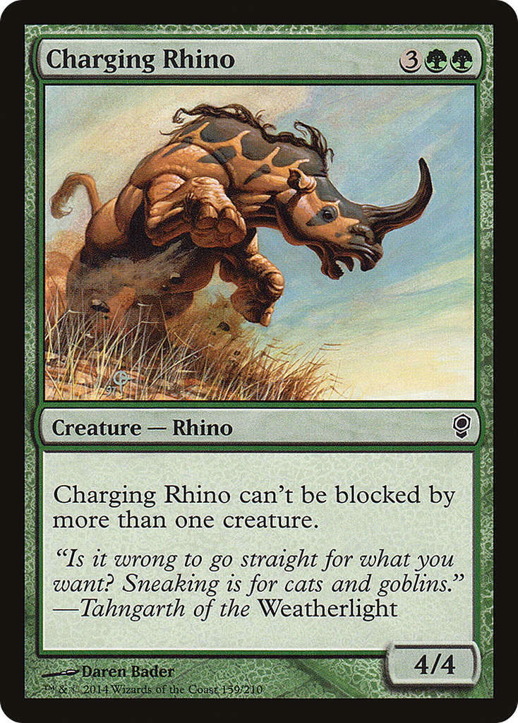 Magic: The Gathering - Charging Rhino - Conspiracy