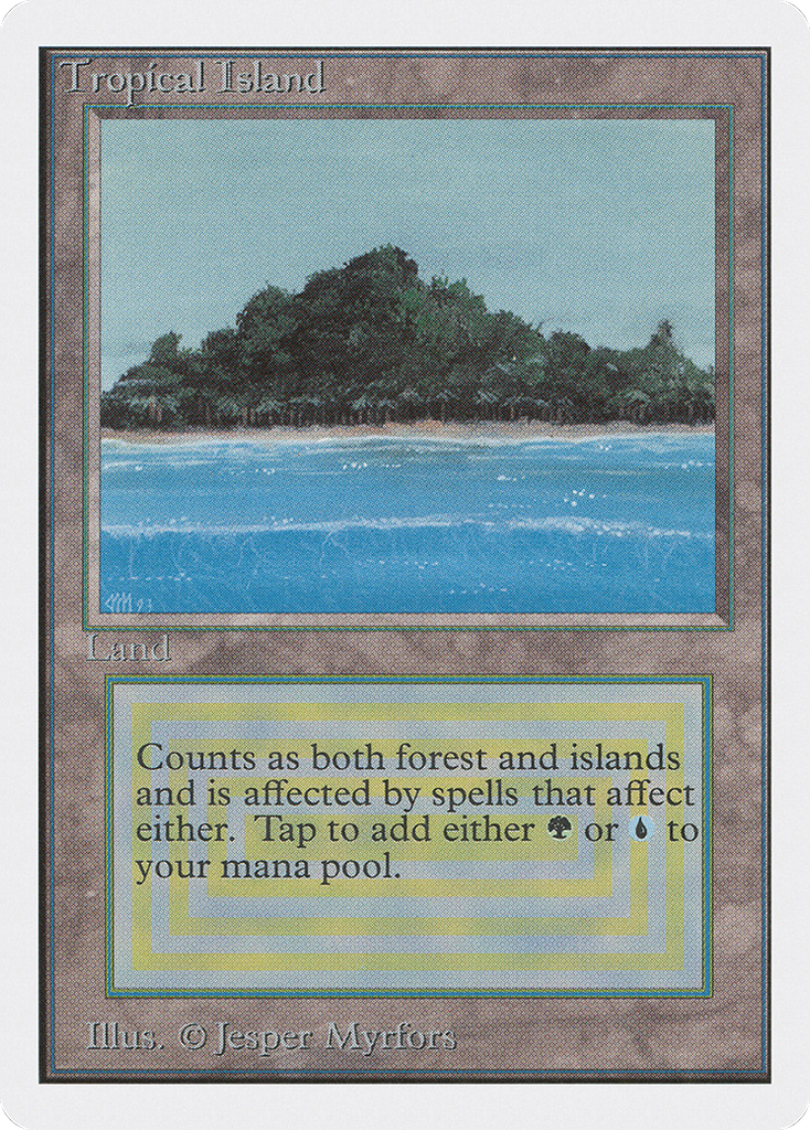 Magic: The Gathering - Tropical Island - Unlimited Edition