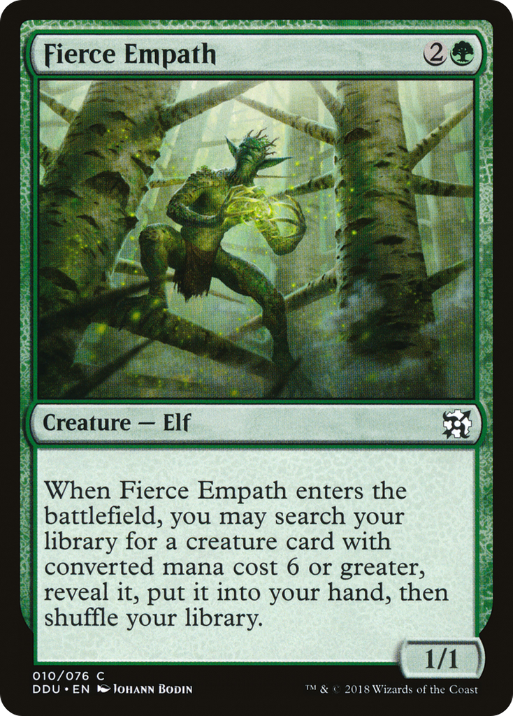 Magic: The Gathering - Fierce Empath - Duel Decks: Elves vs. Inventors