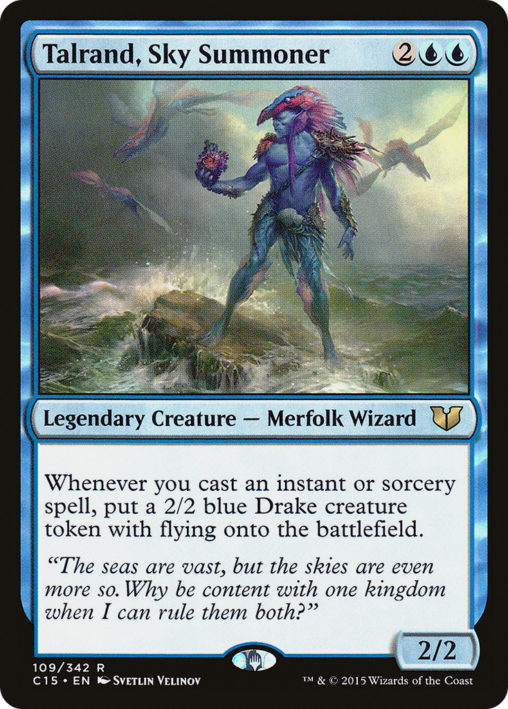 Magic: The Gathering - Talrand, Sky Summoner - Commander 2015