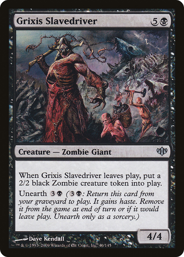 Magic: The Gathering - Grixis Slavedriver - Conflux