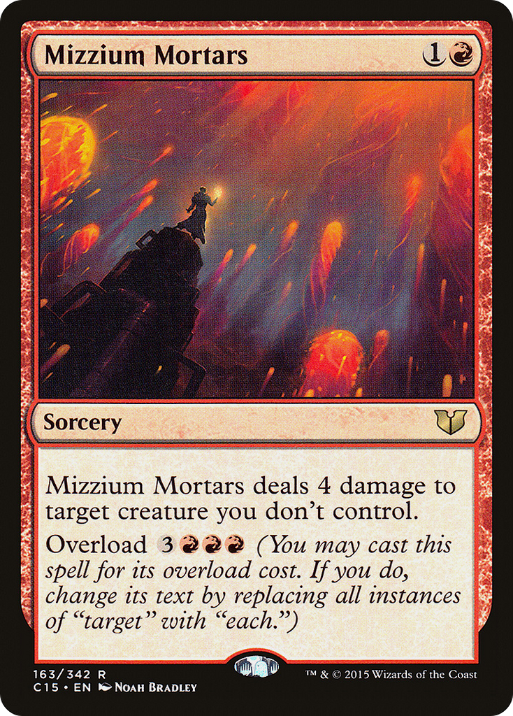Magic: The Gathering - Mizzium Mortars - Commander 2015