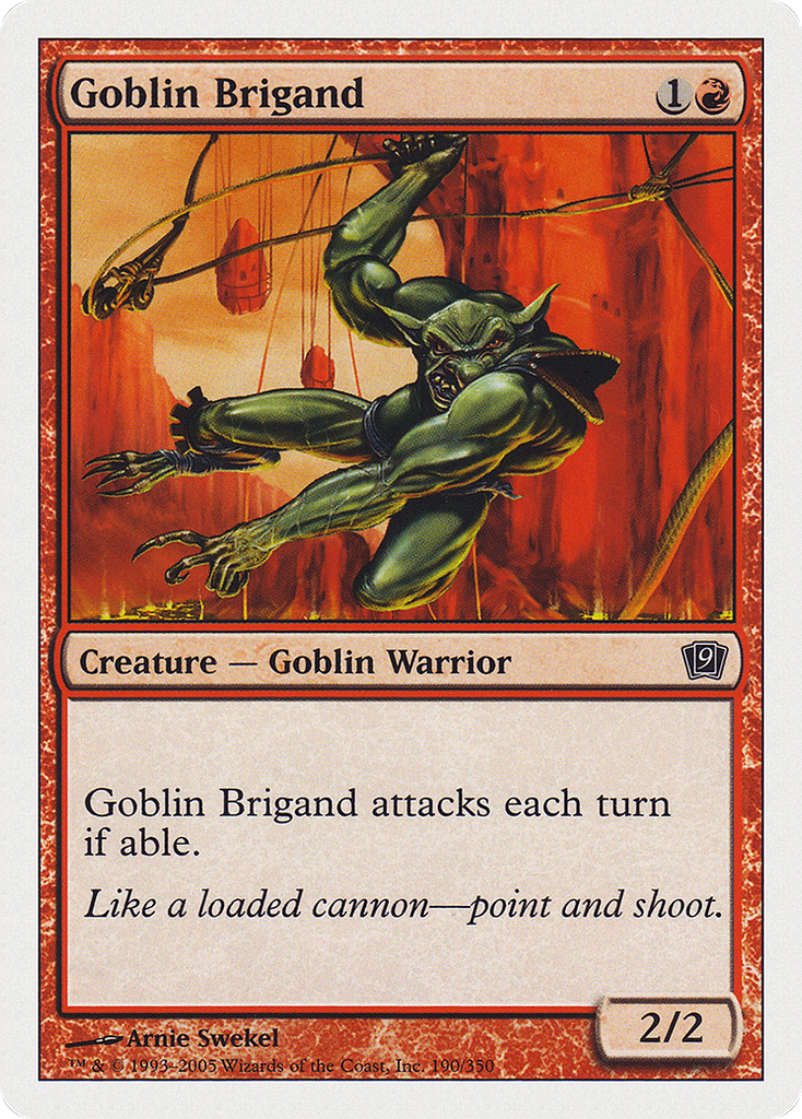 Magic: The Gathering - Goblin Brigand - Ninth Edition