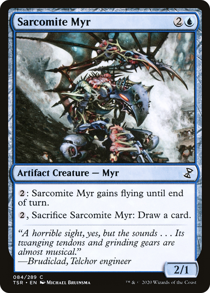Magic: The Gathering - Sarcomite Myr - Time Spiral Remastered