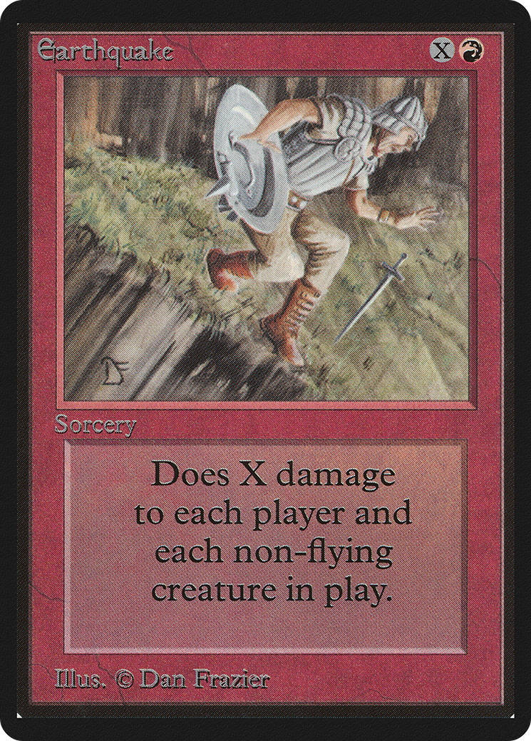 Magic: The Gathering - Earthquake - Limited Edition Beta