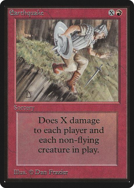 Magic: The Gathering - Earthquake - Limited Edition Beta