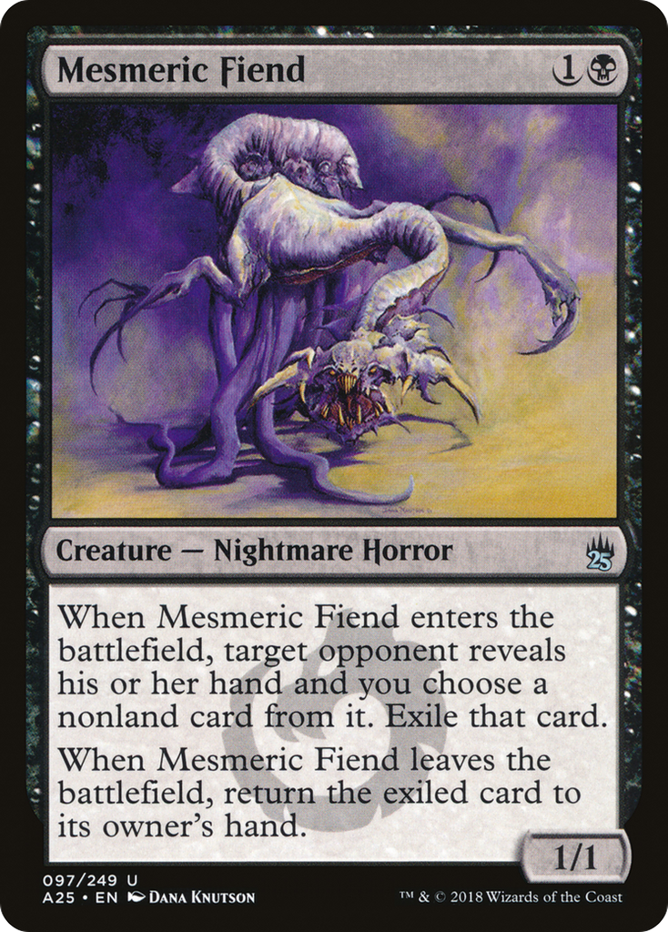 Magic: The Gathering - Mesmeric Fiend - Masters 25