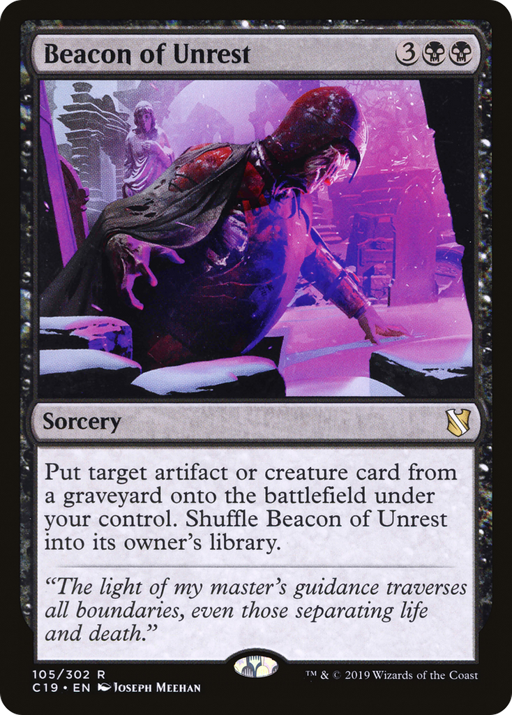 Magic: The Gathering - Beacon of Unrest - Commander 2019