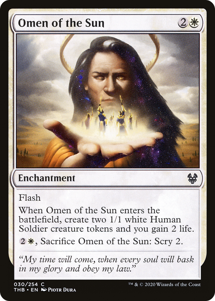 Magic: The Gathering - Omen of the Sun - Theros Beyond Death