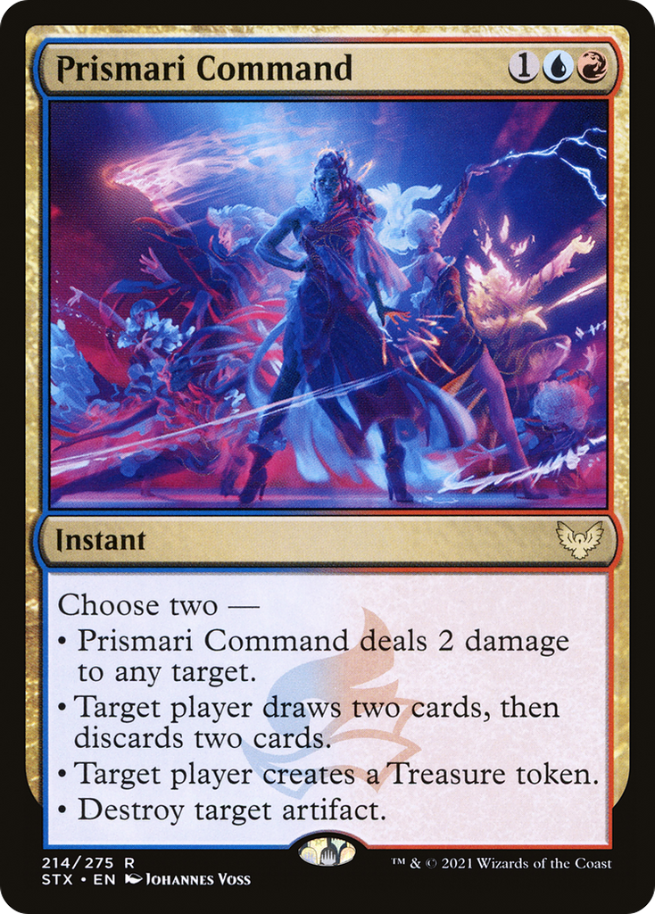 Magic: The Gathering - Prismari Command Foil - Strixhaven: School of Mages