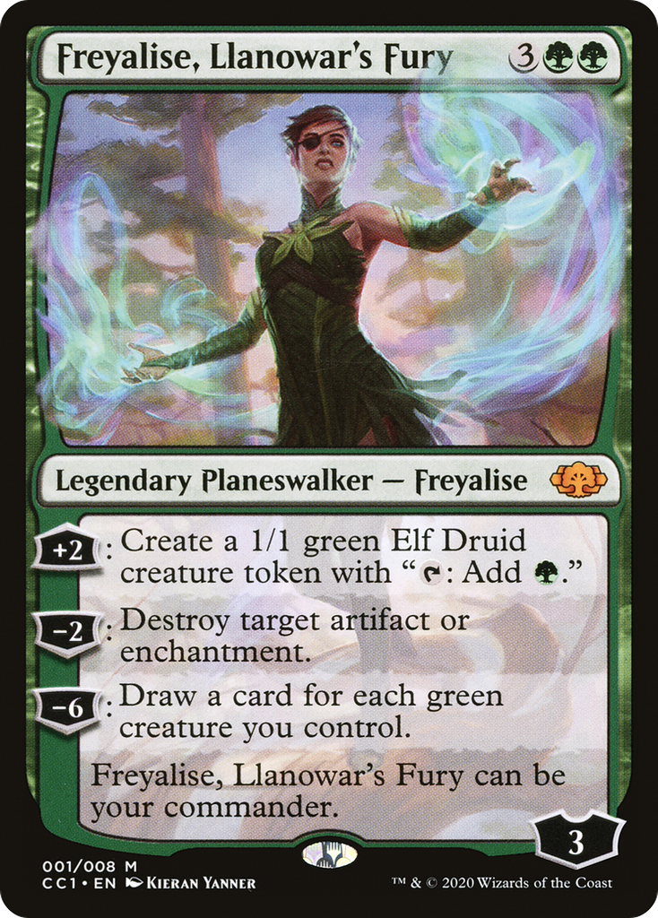 Magic: The Gathering - Freyalise, Llanowar's Fury - Commander Collection: Green